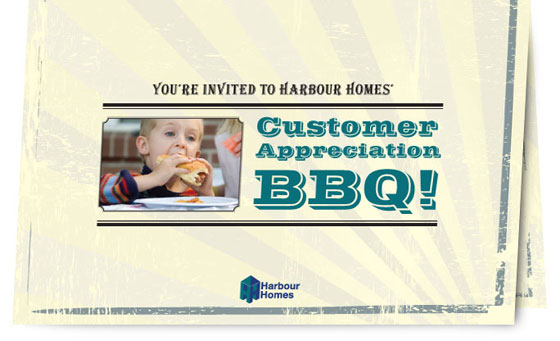 Harbour Homes BBQ Invite
