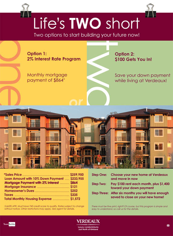 Verdeaux One Two Poster