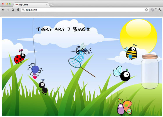 Educational Math Bug Game