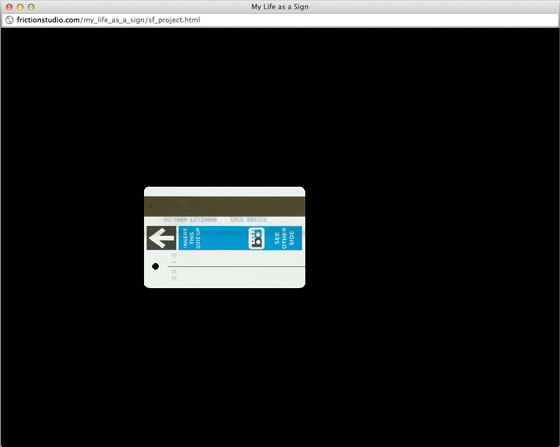My Life as a sign project