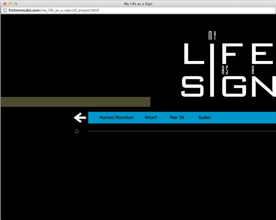 My Life as a sign project