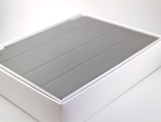 Holiday iPad Thank You opened with Apple Smart Cover