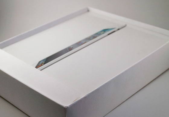 Holiday iPad Thank You opened with Apple iPad