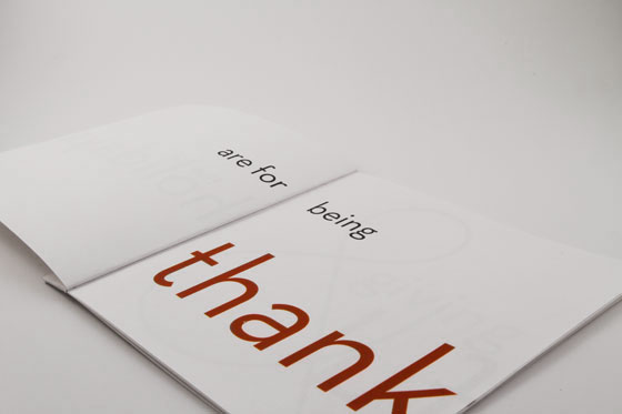 Holiday iPad Thank You booklet page 2 and 3