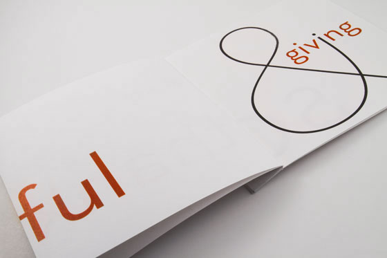 Holiday iPad Thank You booklet page 4 and 5