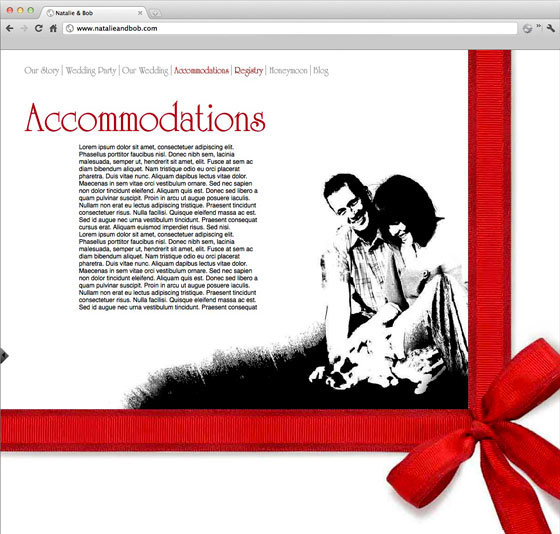 Custom Wedding Website