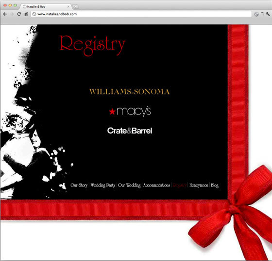 Custom Wedding Website