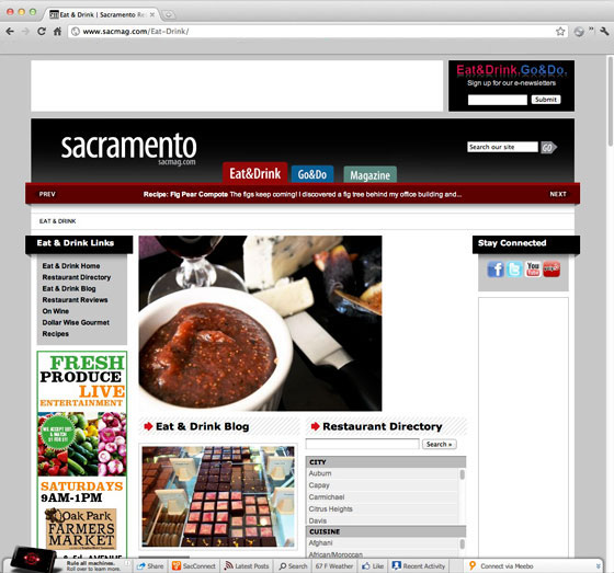 Sacramento magazine website